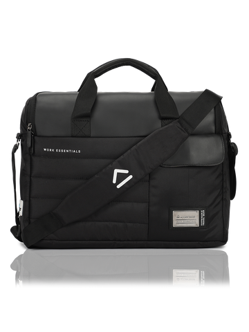 Omega 03 Black Messenger Bag