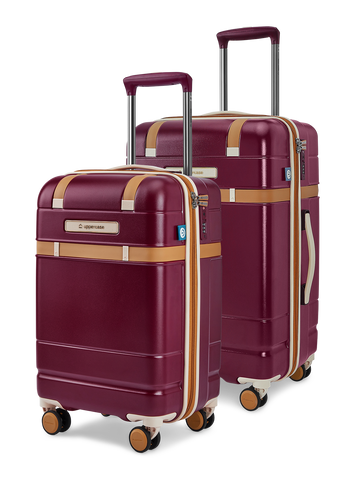 Chester Maroon Set of 2 (S+M) Trolley