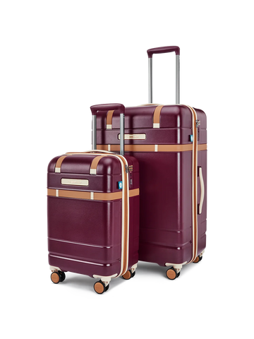 Chester Maroon Set of 2 (S+M) Trolley