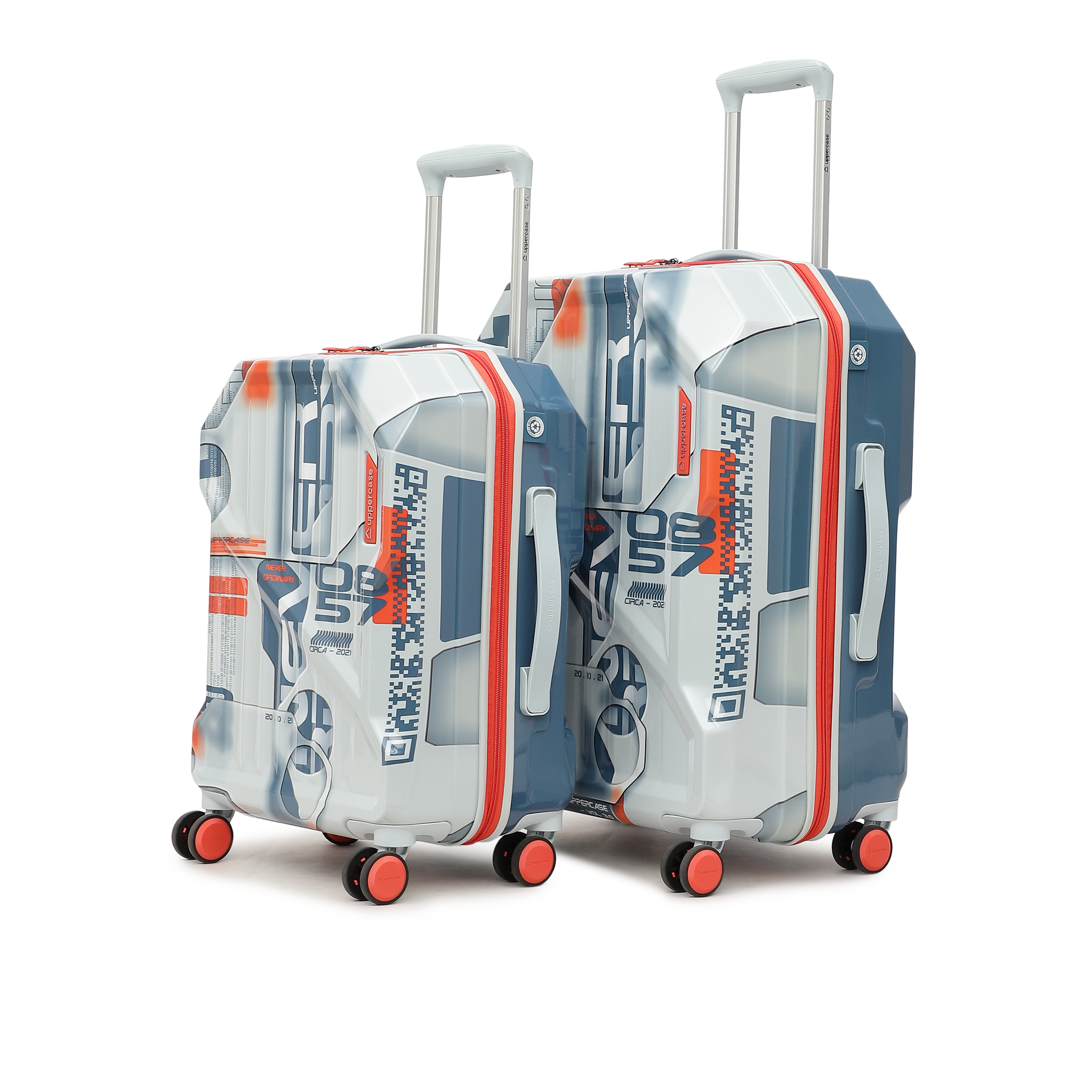 Delta Blue Set of 2 (S+M) Trolley