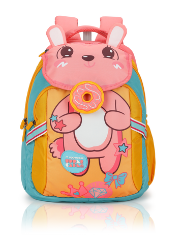 uppercase Sprout 2503 Sustainable School Backpack | 2025 Collection | Well-Padded, Double Compartment, Organizers, Side Bottle Pocket| For Boys & Girls | 500 Days Warranty | Pink