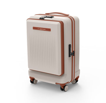 Ace Cabin Hard Luggage Trolley Bag Beige