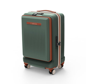 Ace Cabin Hard Luggage Trolley Bag Green