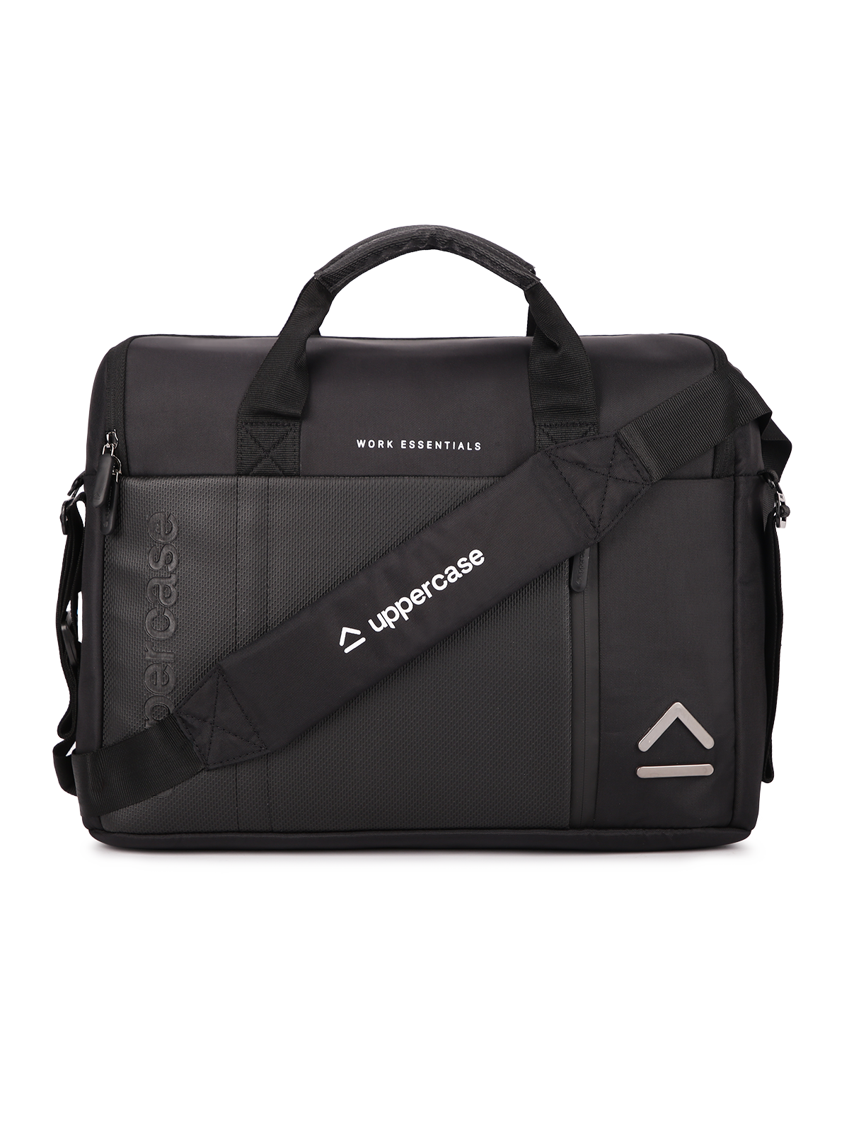 uppercase Omega 02 Laptop Messenger Bag Water Repellent Office Bag 14L Black