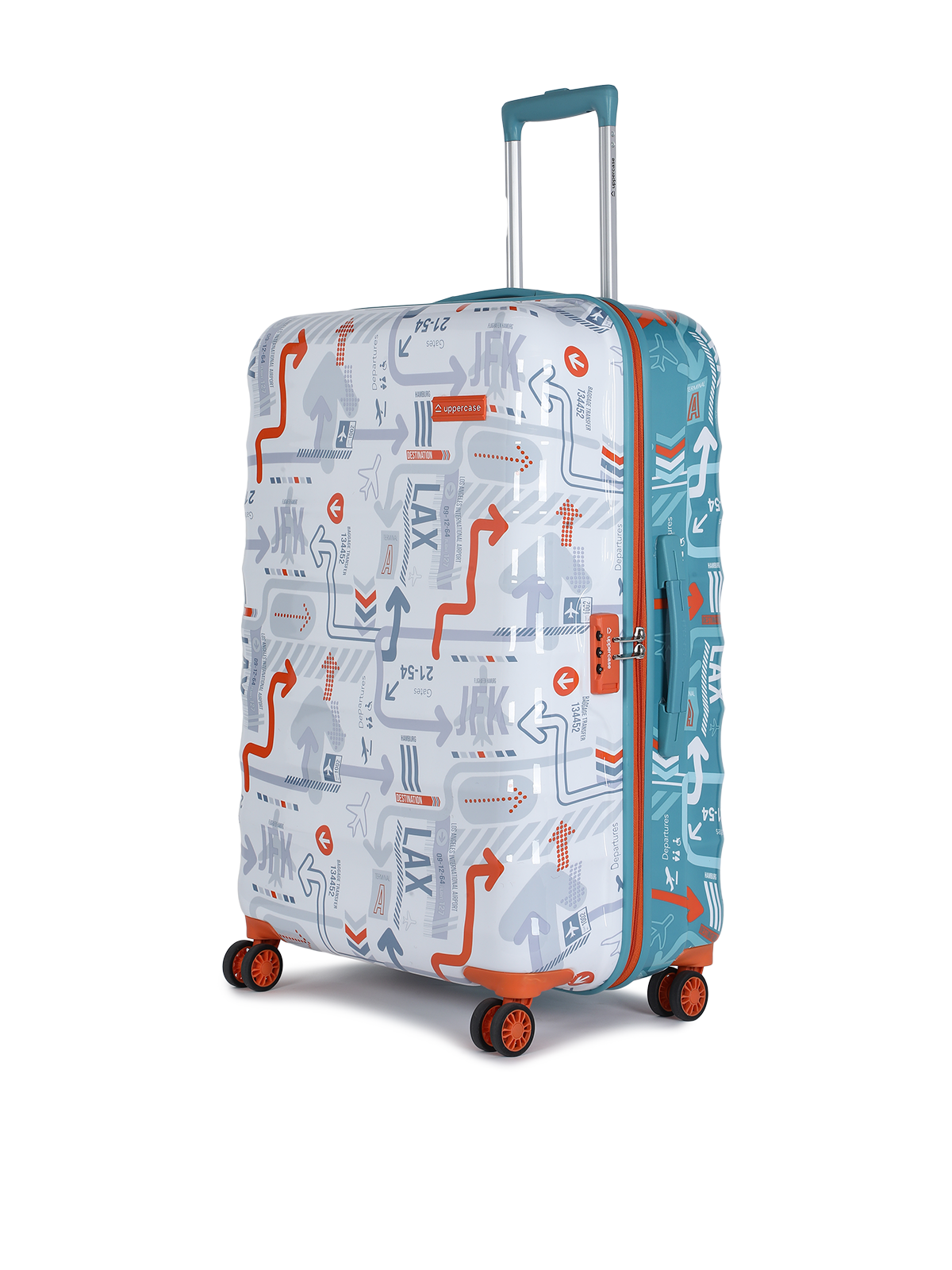 uppercase JFK Duo Large Check in 76cm Combination Lock Hard Trolley Te