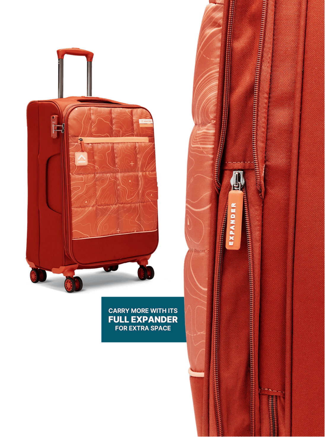 Medium Size Soft Luggage Bags Medium Soft Trolley Bag for Women