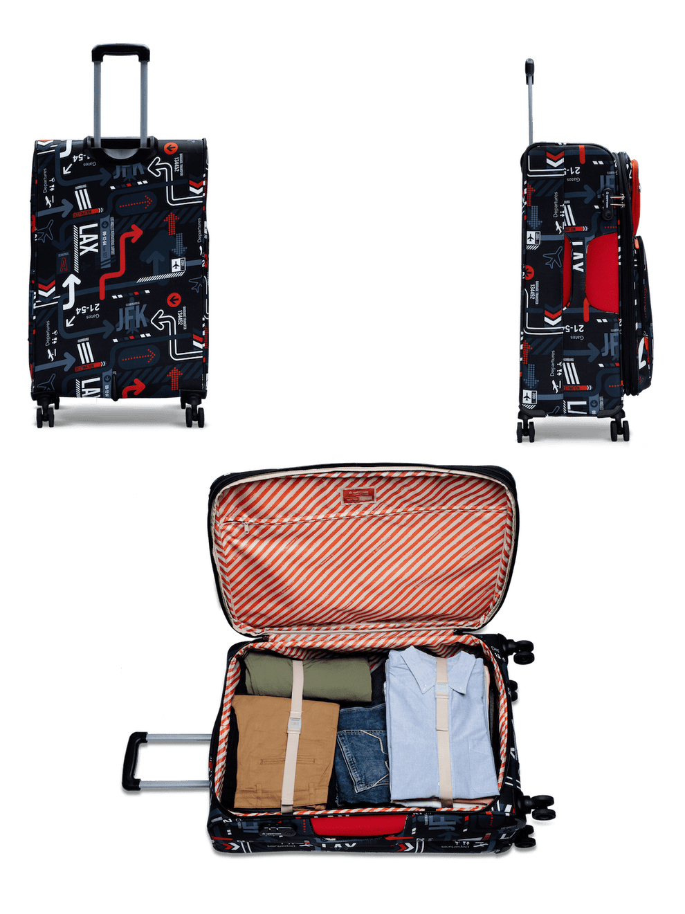 Large Trolley Bag Big Trolley Bags Large Red Trolley Bag