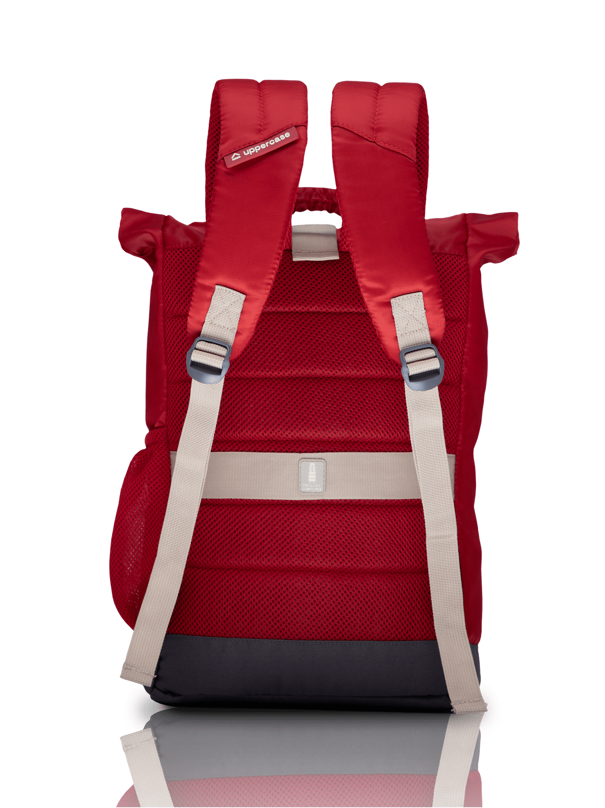 Roll Top Red Backpacks Durable and Stylish