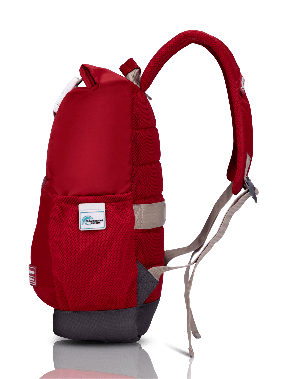 Roll Top Red Backpacks Durable and Stylish